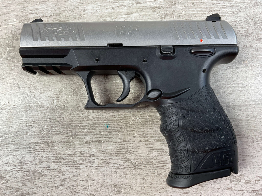 WALTHER CCP 9MM STAINLESS 8-RD SA SEMI AUTO PISTOL #5-10998