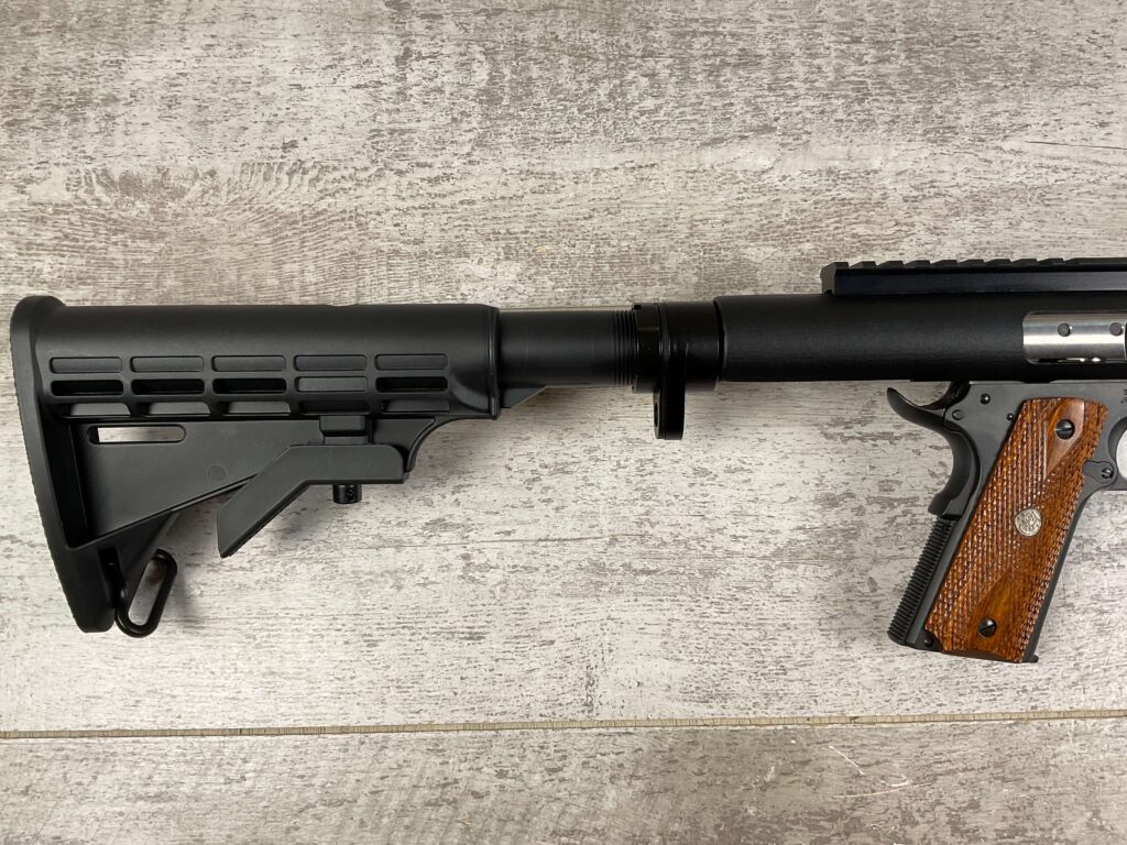 SMITH & WESSON S&W 1911 SEMI AUTO RIFLE/PISTOL IN .460 ROLAND, JAMES EARL JONES COLLECTION #5-10706-PF