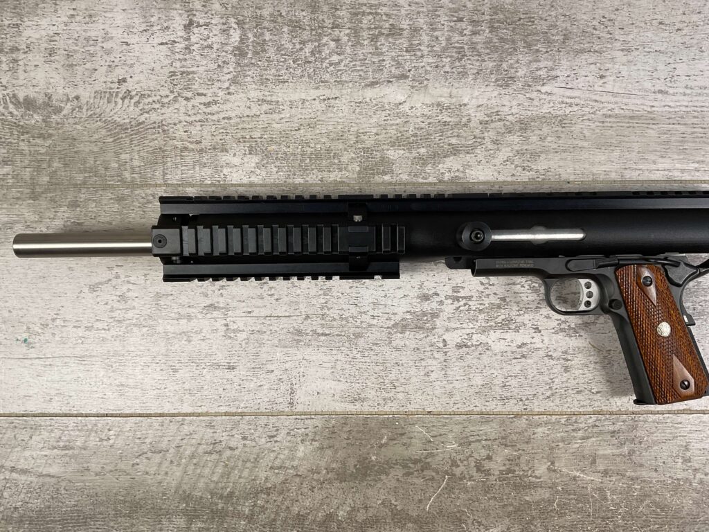 SMITH & WESSON S&W 1911 SEMI AUTO RIFLE/PISTOL IN .460 ROLAND, JAMES EARL JONES COLLECTION #5-10706-PF