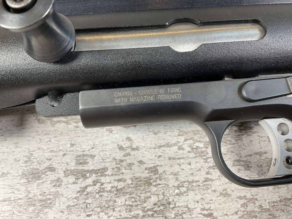 SMITH & WESSON S&W 1911 SEMI AUTO RIFLE/PISTOL IN .460 ROLAND, JAMES EARL JONES COLLECTION #5-10706-PF