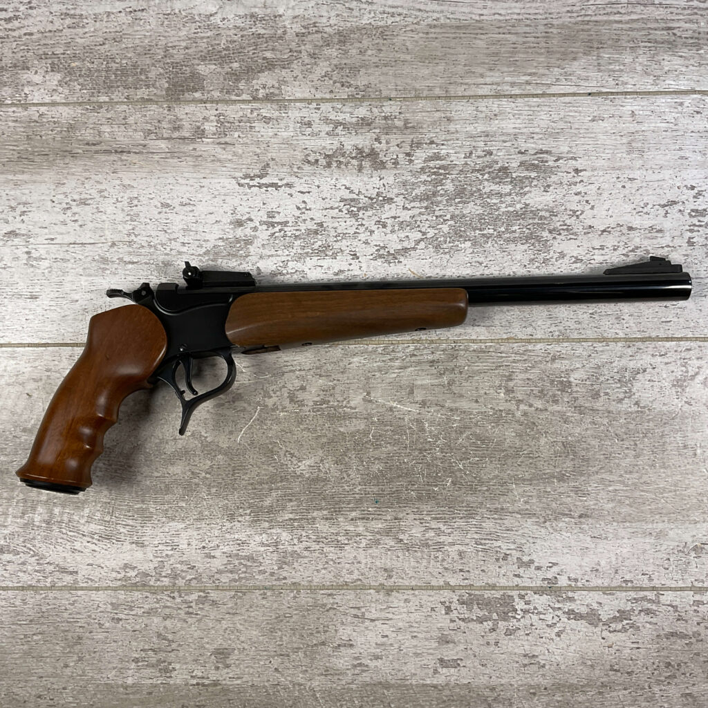 THOMPSON CENTER ENCORE .219 ZIPPER SINGLE SHOT BREAK ACTION PISTOL, JAMES EARL JONES COLLECTION #5-10716-PF