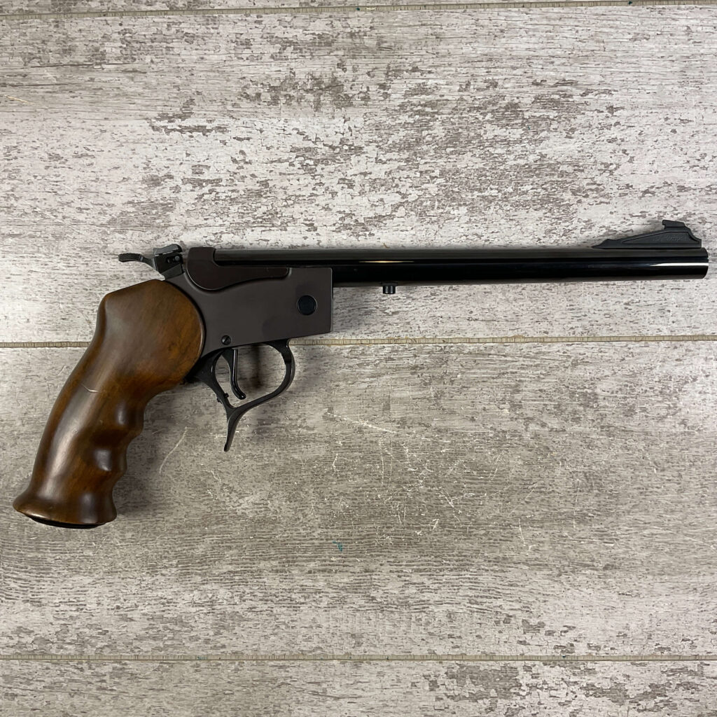 THOMPSON CENTER ENCORE .357 CAL HERRETT SINGLE SHOT BREAK ACTION PISTOL, JAMES EARL JONES COLLECTION #5-10717-PF
