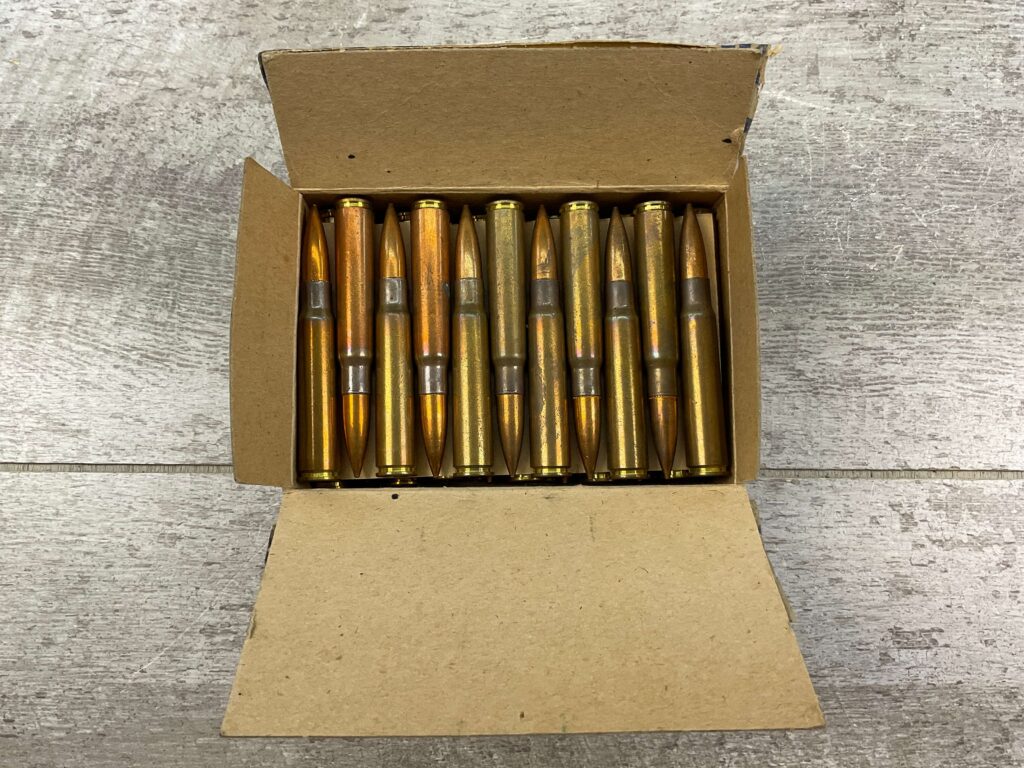 DOMINION ARSENAL CANADIAN 7.92, 8MM MAUSER AMMO, QTY 44 #5-08036-PF