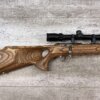 SAVAGE MARK II BTVS 22 LR ONLY BOLT ACTION STAINLESS RIMFIRE RIFLE, MINTY #5-09500