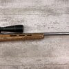 SAVAGE MARK II BTVS 22 LR ONLY BOLT ACTION STAINLESS RIMFIRE RIFLE, MINTY #5-09500