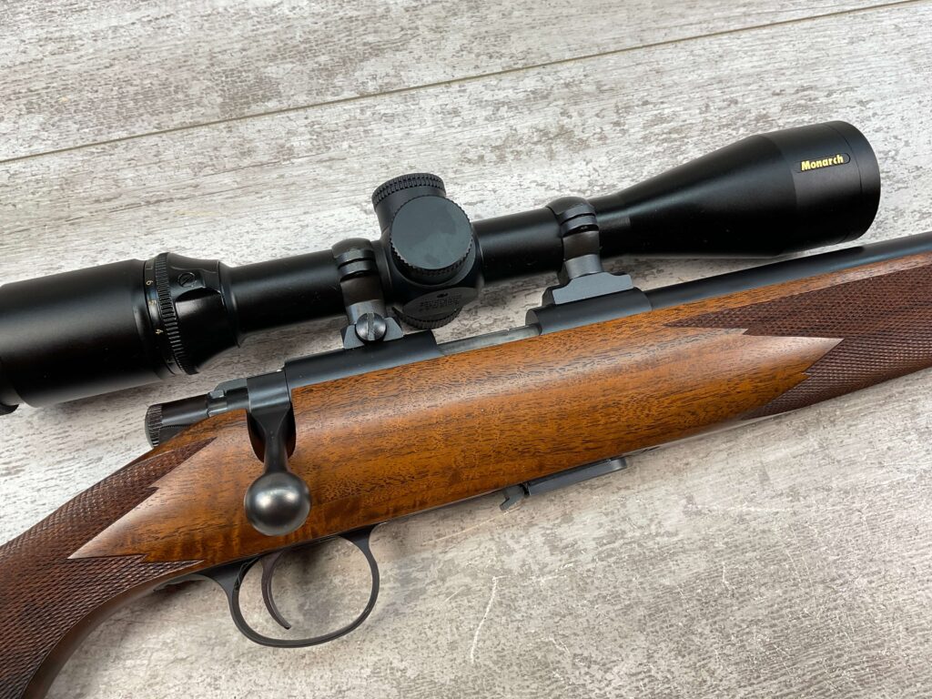COOPER ARMS MODEL 57-M 22LR BOLT ACTION RIFLE, NIKON MONARCH SCOPE, MINTY #5-09501