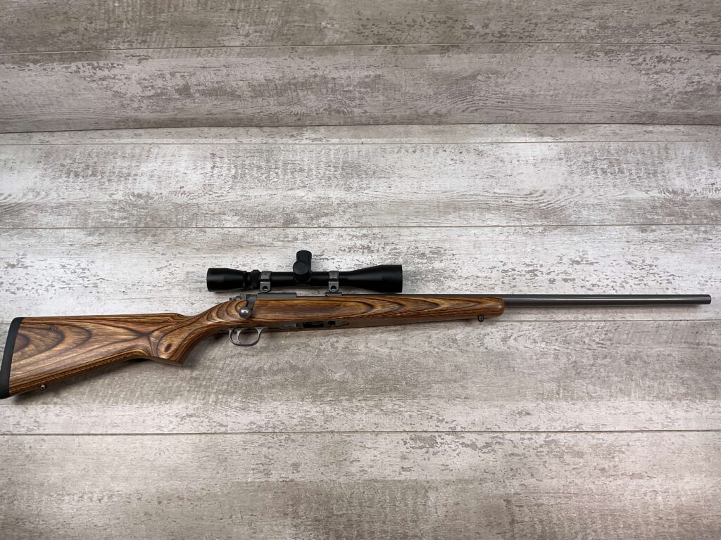 RUGER ALL WEATHER 77/22 .22WIN MAG R.F. BOLT ACTION RIFLE, MINTY #5-09503