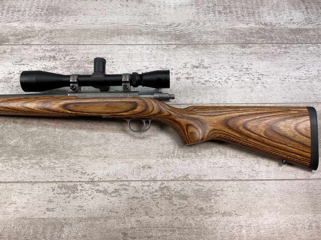 RUGER ALL WEATHER 77/22 .22WIN MAG R.F. BOLT ACTION RIFLE, MINTY #5-09503