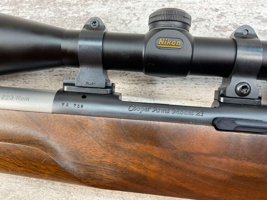 COOPER ARMS OF MONTANA MODEL 21 223CAL SINGLE SHOT BOLT ACTION RIFLE #5-09507