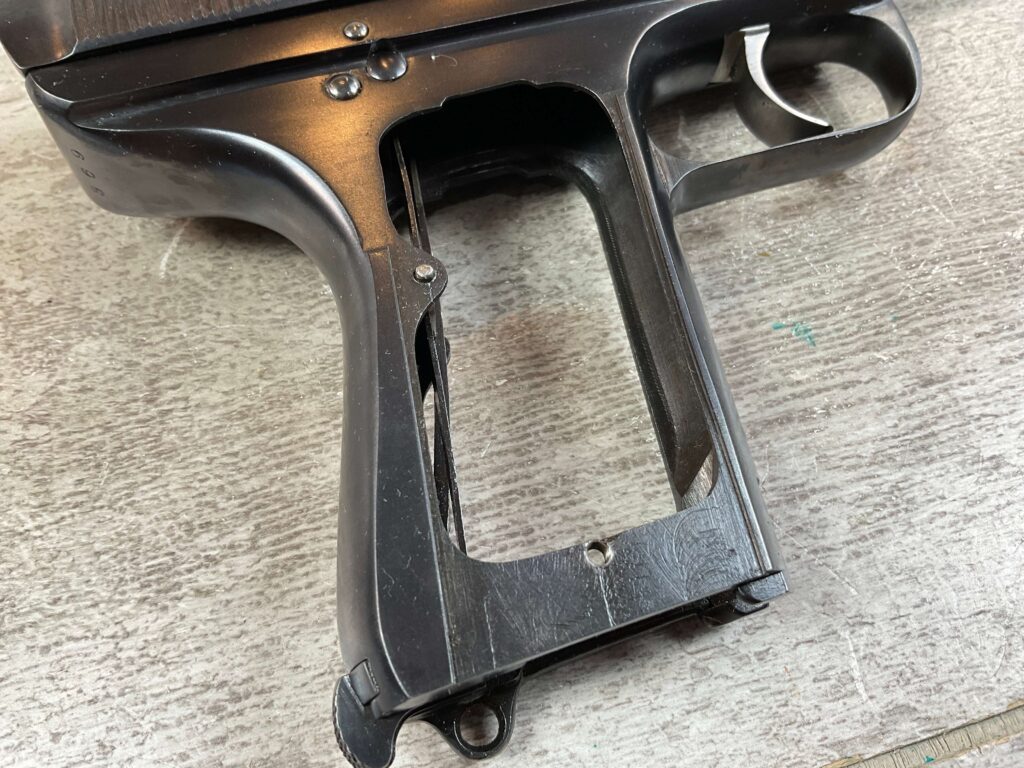 DANSK SCHOUBOE 1907 11MM SEMI AUTO PISTOL, ULTRA RARE, JAMES EARL JONES COLLECTION #5-10721