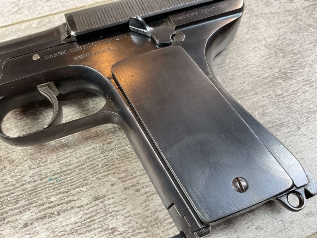 DANSK SCHOUBOE 1907 11MM SEMI AUTO PISTOL, ULTRA RARE, JAMES EARL JONES COLLECTION #5-10721