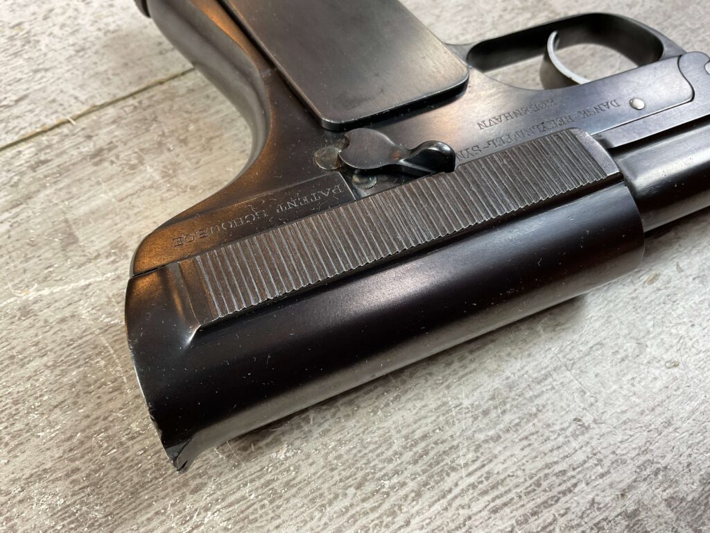 DANSK SCHOUBOE 1907 11MM SEMI AUTO PISTOL, ULTRA RARE, JAMES EARL JONES COLLECTION #5-10721