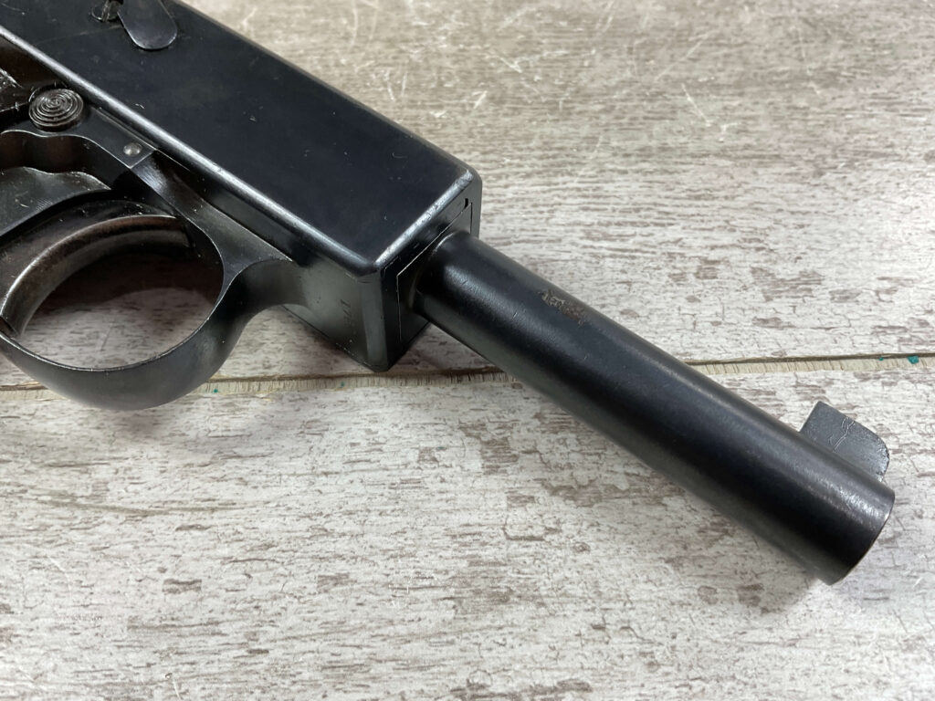 WEBLEY & SCOTT MK1 .44 SELF LOADING SEMI AUTO PISTOL, JAMES EARL JONES COLLECTION #5-10740