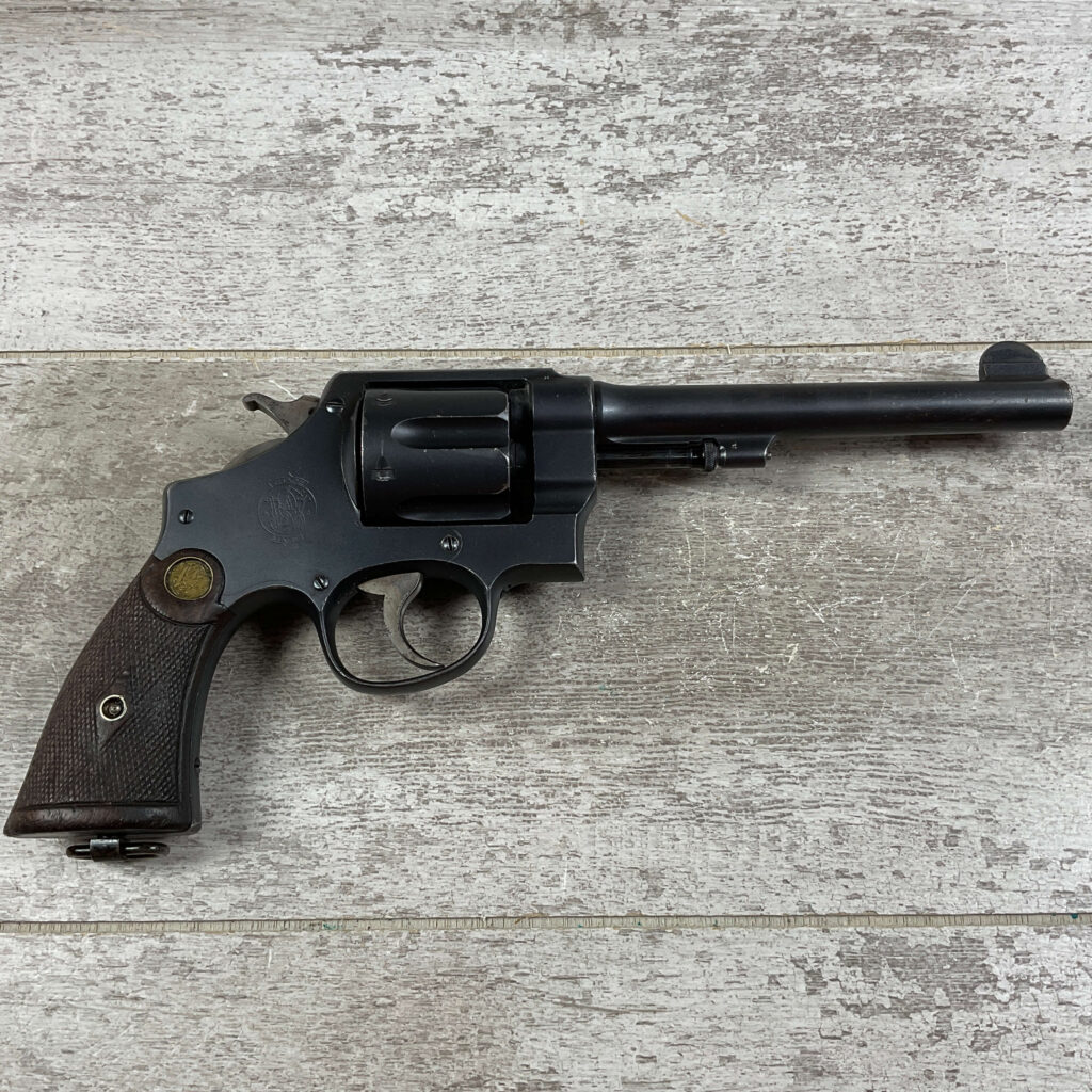 SMITH & WESSON S&W 2ND MODEL HAND EJECTOR BRITISH LEND LEASE .45LC REVOLVER, JAMES EARL JONES COLLECTION #5-10736