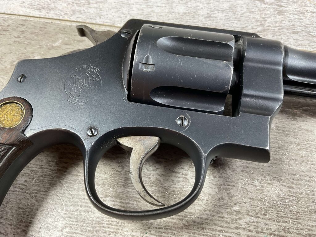 SMITH & WESSON S&W 2ND MODEL HAND EJECTOR BRITISH LEND LEASE .45LC REVOLVER, JAMES EARL JONES COLLECTION #5-10736