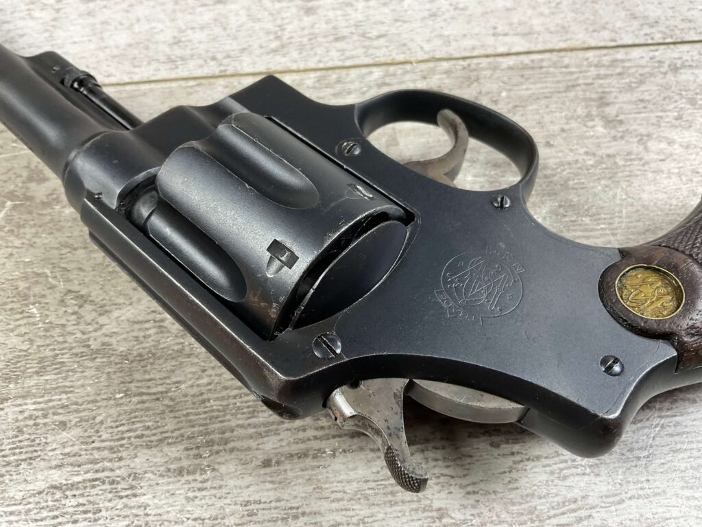 SMITH & WESSON S&W 2ND MODEL HAND EJECTOR BRITISH LEND LEASE .45LC REVOLVER, JAMES EARL JONES COLLECTION #5-10736