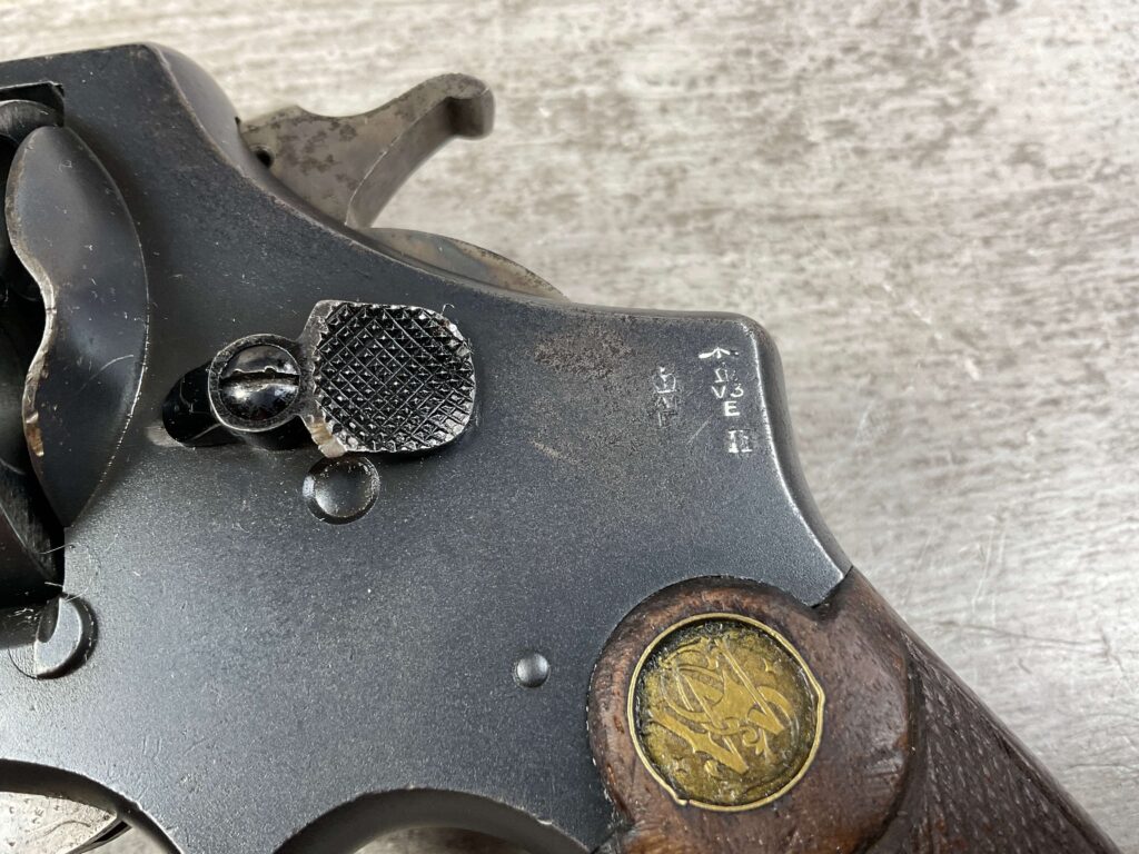 SMITH & WESSON S&W 2ND MODEL HAND EJECTOR BRITISH LEND LEASE .45LC REVOLVER, JAMES EARL JONES COLLECTION #5-10736