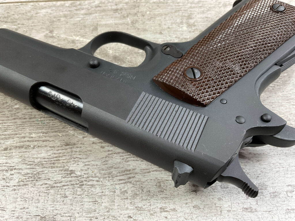 KOREAN / PUSAN JIN IRON WORKS .45ACP SEMI AUTO PISTOL, PROFESSIONALLY REFINISHED, JAMES EARL JONES COLLECTION #5-10751