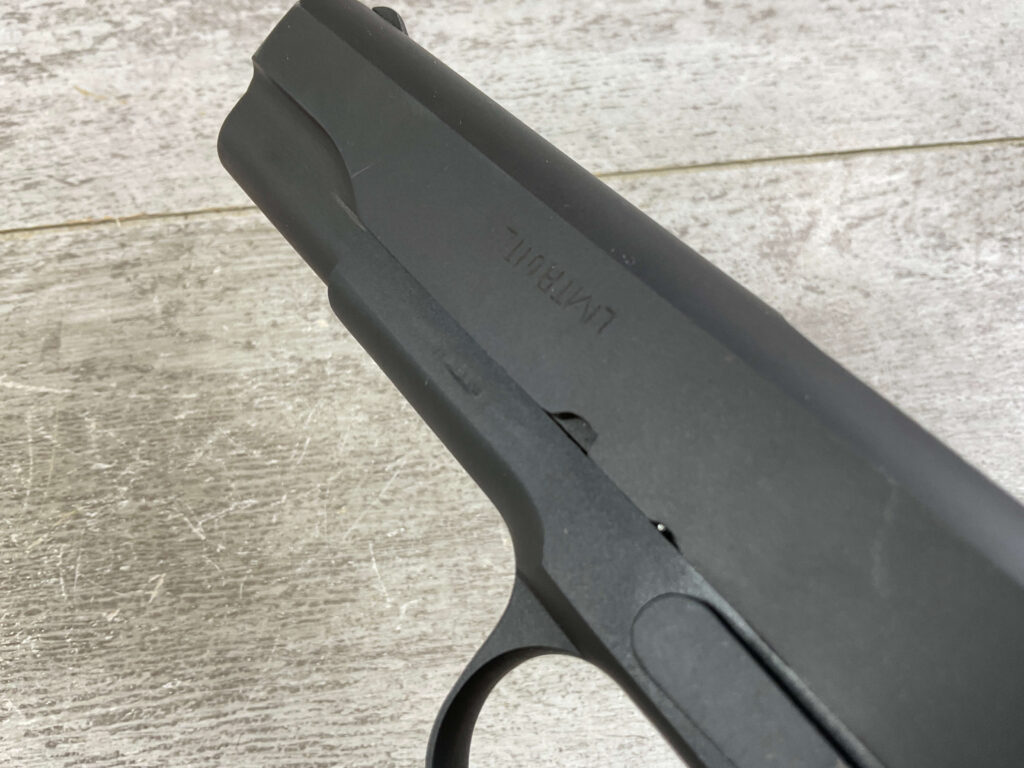 KOREAN / PUSAN JIN IRON WORKS .45ACP SEMI AUTO PISTOL, PROFESSIONALLY REFINISHED, JAMES EARL JONES COLLECTION #5-10751