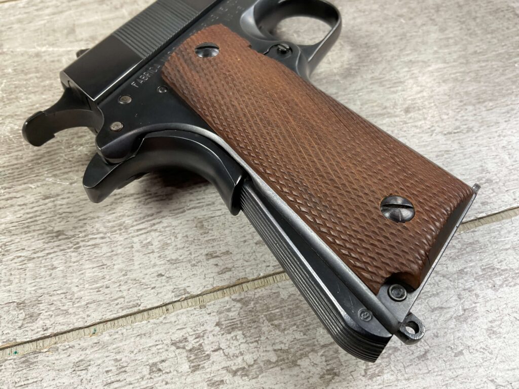 MEXICAN OBREGON 1911A1 .45ACP SEMI AUTO PISTOL, PROFESSIONALLY RESTORED, JAMES EARL JONES COLLECTION, MINTY #5-10753