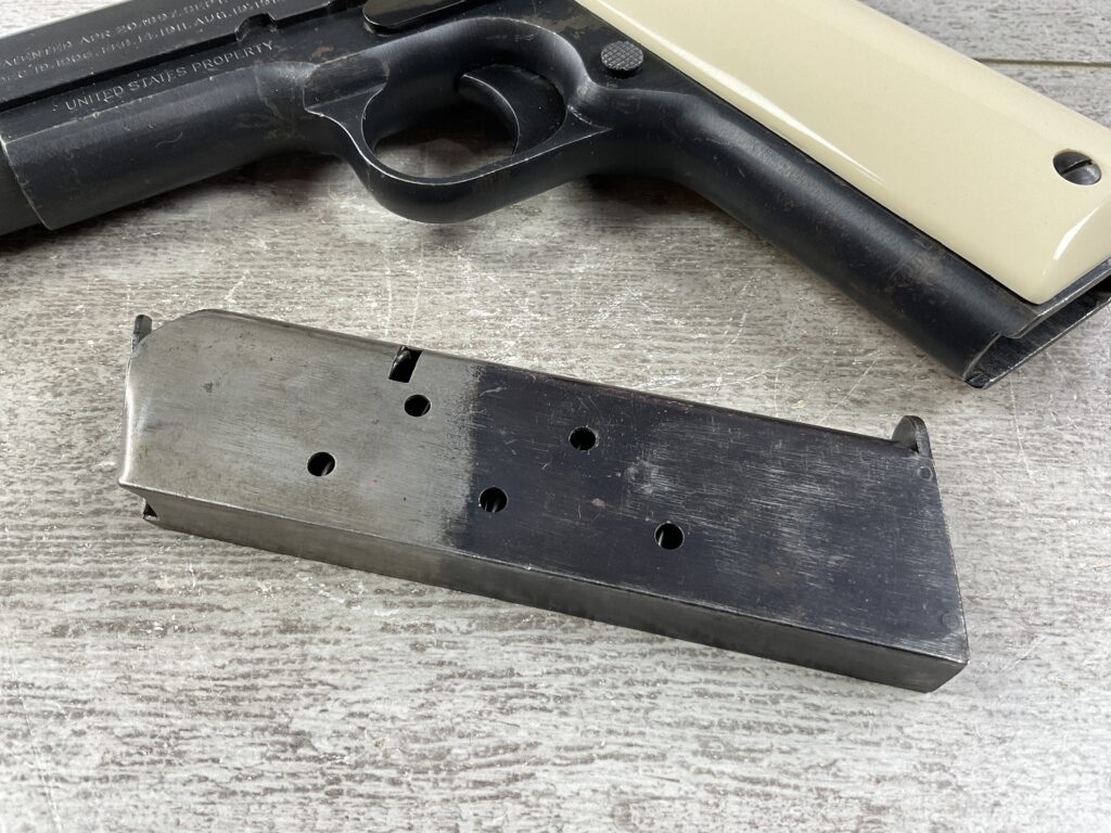 COLT 1911 45 ACP SEMI AUTO MILITARY PISTOL, 1917 MFR, JAMES EARL JONES COLLECTION #5-10725