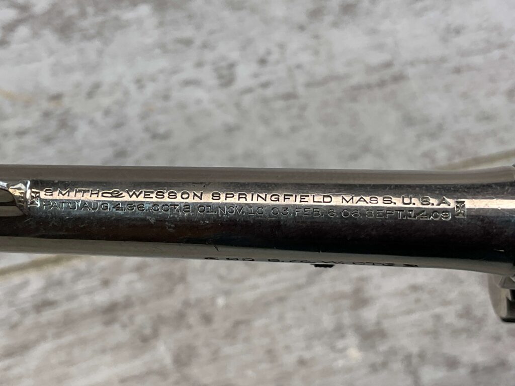 SMITH & WESSON S&W LADYSMITH .22 NICKEL REVOLVER, JAMES EARL JONES COLLECTION, C&R FFL #5-10765