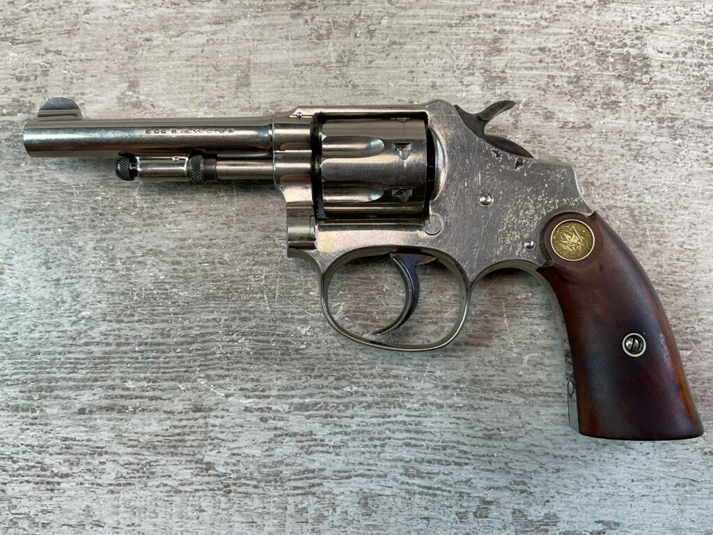 SMITH & WESSON S&W LADYSMITH .22 NICKEL REVOLVER, JAMES EARL JONES COLLECTION, C&R FFL #5-10765