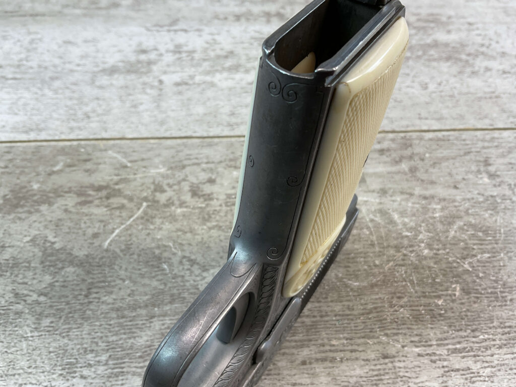 FN 1903 ENGRAVED SEMI AUTO PISTOL W/ SHOULDER STOCK, JAMES EARL JONES COLLECTION, RARE #5-10769