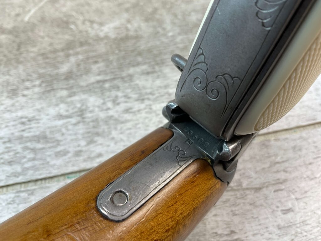 FN 1903 ENGRAVED SEMI AUTO PISTOL W/ SHOULDER STOCK, JAMES EARL JONES COLLECTION, RARE #5-10769