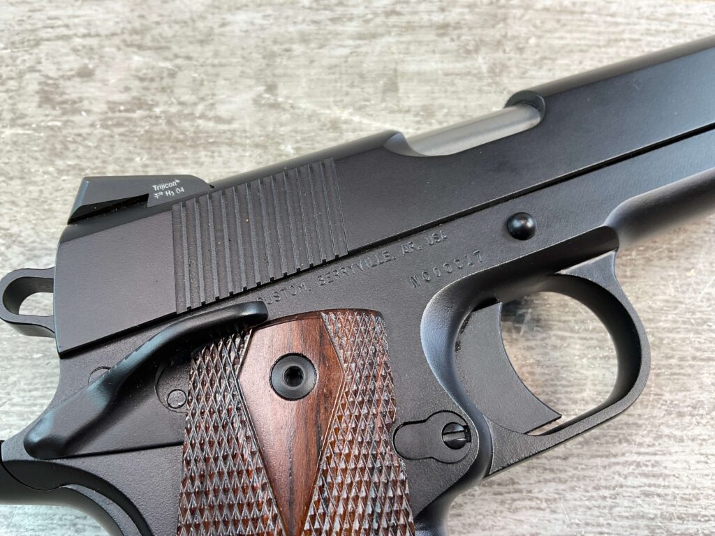 NIGHTHAWK CUSTOM GOVT MOD .45 ACP SEMI AUTO PISTOL, JAMES EARL JONES COLLECTION, LIKE NEW #5-10783