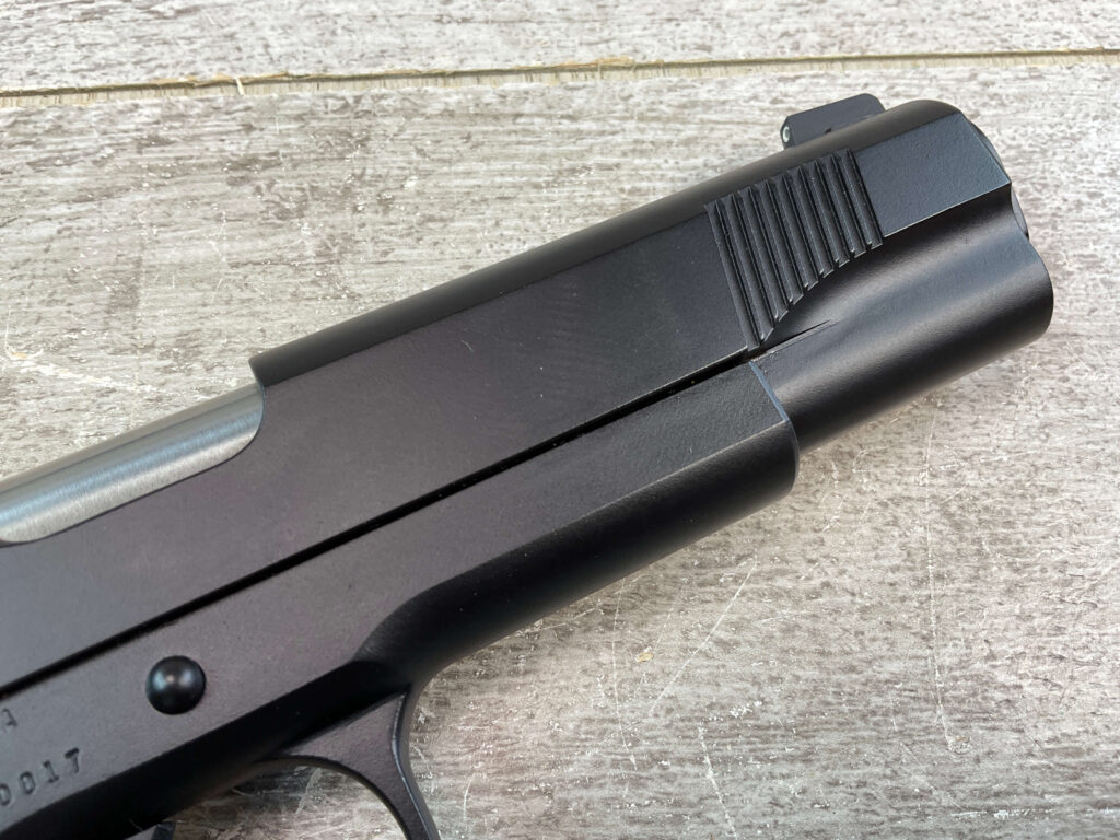 NIGHTHAWK CUSTOM GOVT MOD .45 ACP SEMI AUTO PISTOL, JAMES EARL JONES COLLECTION, LIKE NEW #5-10783