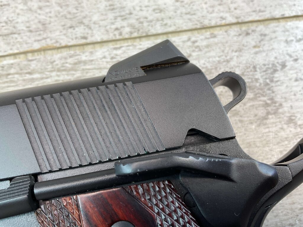 NIGHTHAWK CUSTOM GOVT MOD .45 ACP SEMI AUTO PISTOL, JAMES EARL JONES COLLECTION, LIKE NEW #5-10783