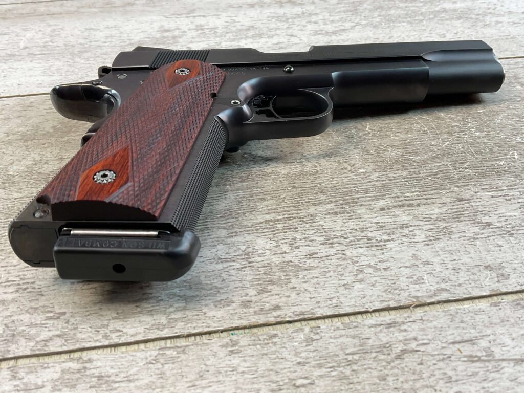 STRAYER-VOIGT INFINITY .45 ACP SEMI AUTO PISTOL, JAMES EARL JONES COLLECTION, CUSTOM BUILT #5-10791