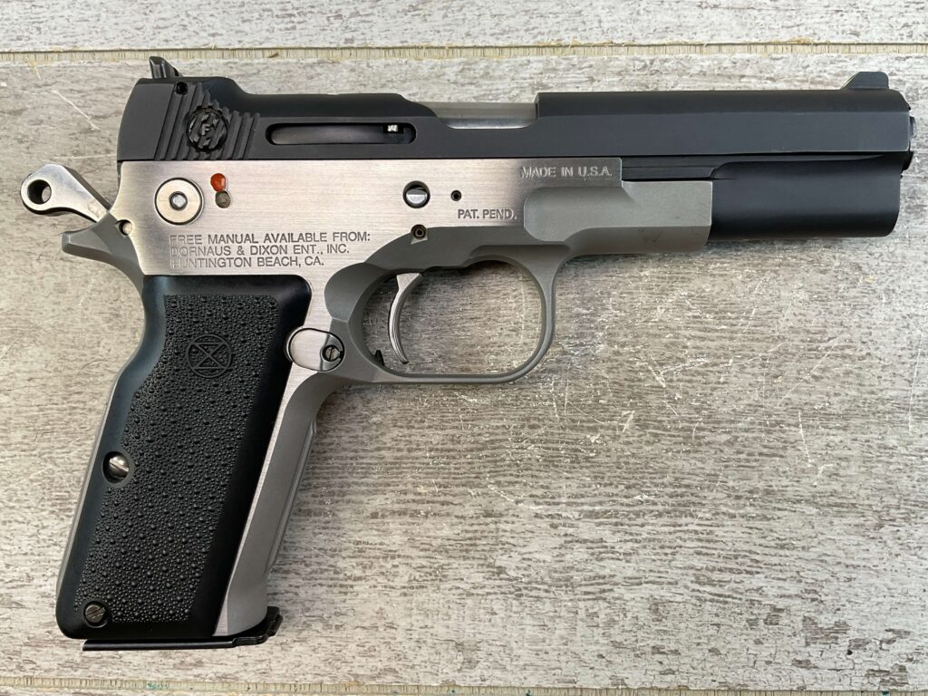 DORNAUS & DIXON MARKSMAN SPECIAL MATCH .45 ACP SEMI AUTO PISTOL, JAMES EARL JONES COLLECTION, RARE #5-10775-PF