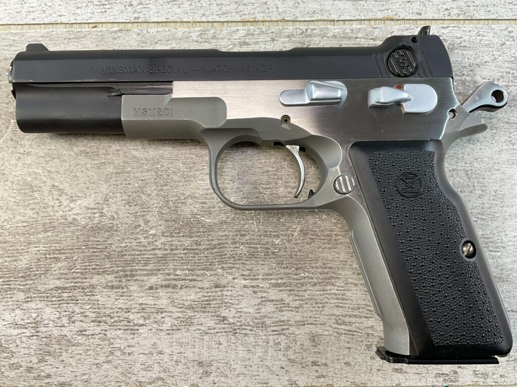 DORNAUS & DIXON MARKSMAN SPECIAL MATCH .45 ACP SEMI AUTO PISTOL, JAMES EARL JONES COLLECTION, RARE #5-10775-PF