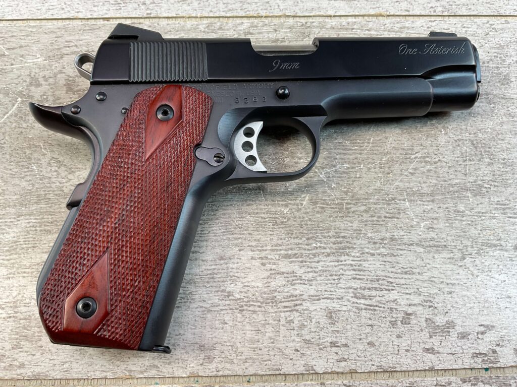 SPRINGFIELD ARMORY / KASE REEDER CUSTOM 1 ASTERISK (1*) 9MM SEMI AUTO PISTOL, JAMES EARL JONES COLLECTION #5-10786