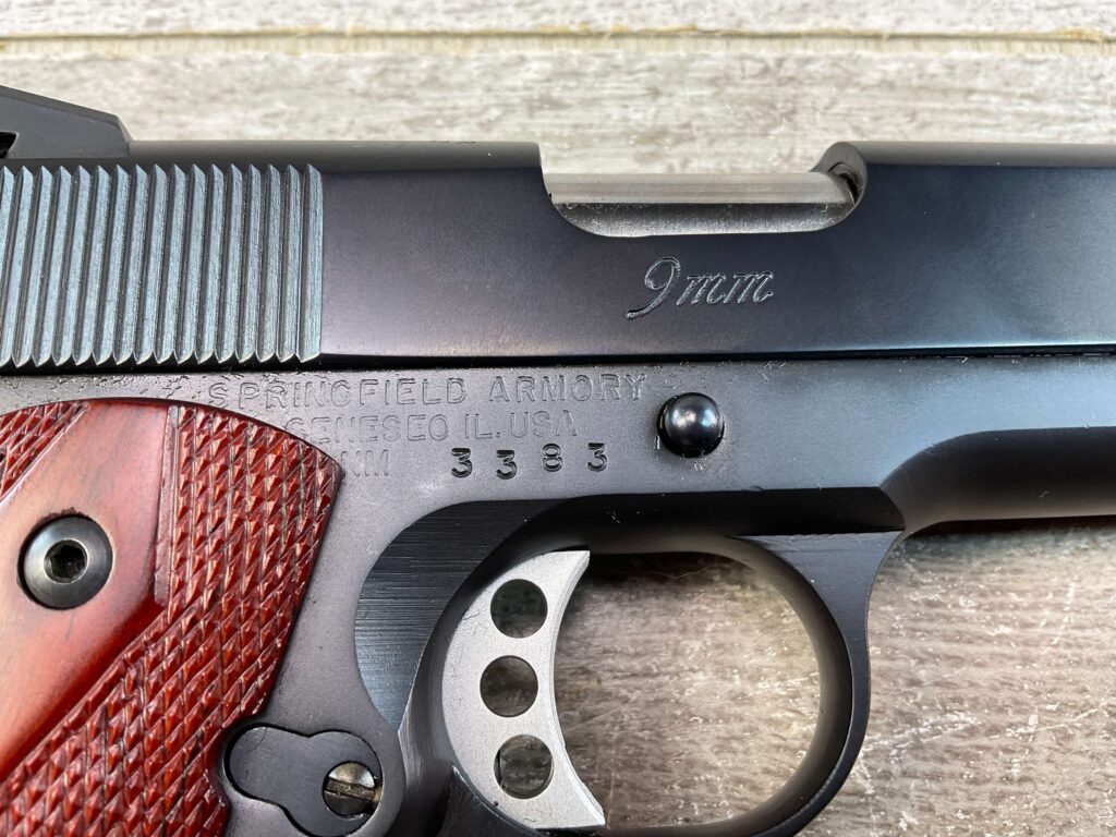 SPRINGFIELD ARMORY / KASE REEDER CUSTOM 1 ASTERISK (1*) 9MM SEMI AUTO PISTOL, JAMES EARL JONES COLLECTION #5-10786