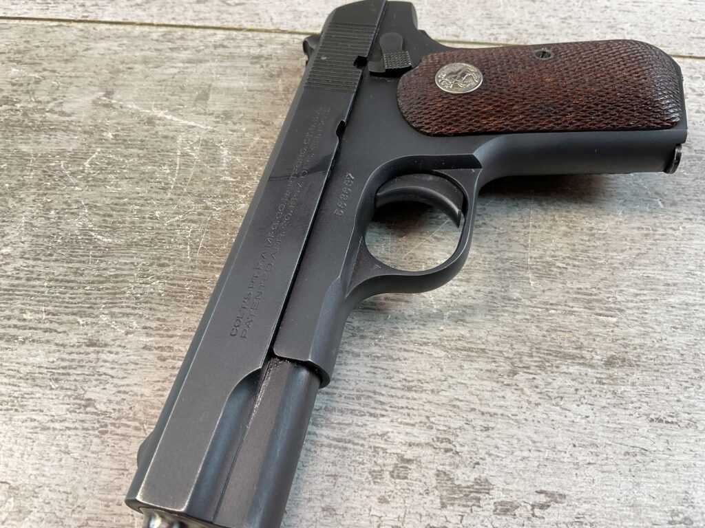 COLT 1903 POCKET HAMMERLESS .32 AUTO SEMI AUTO PISTOL, JAMES EARL JONES COLLECTION, US PROPERTY MARKED & MINTY #5-10802