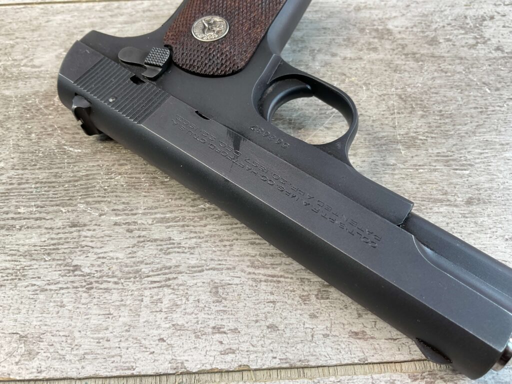 COLT 1903 POCKET HAMMERLESS .32 AUTO SEMI AUTO PISTOL, JAMES EARL JONES COLLECTION, US PROPERTY MARKED & MINTY #5-10802