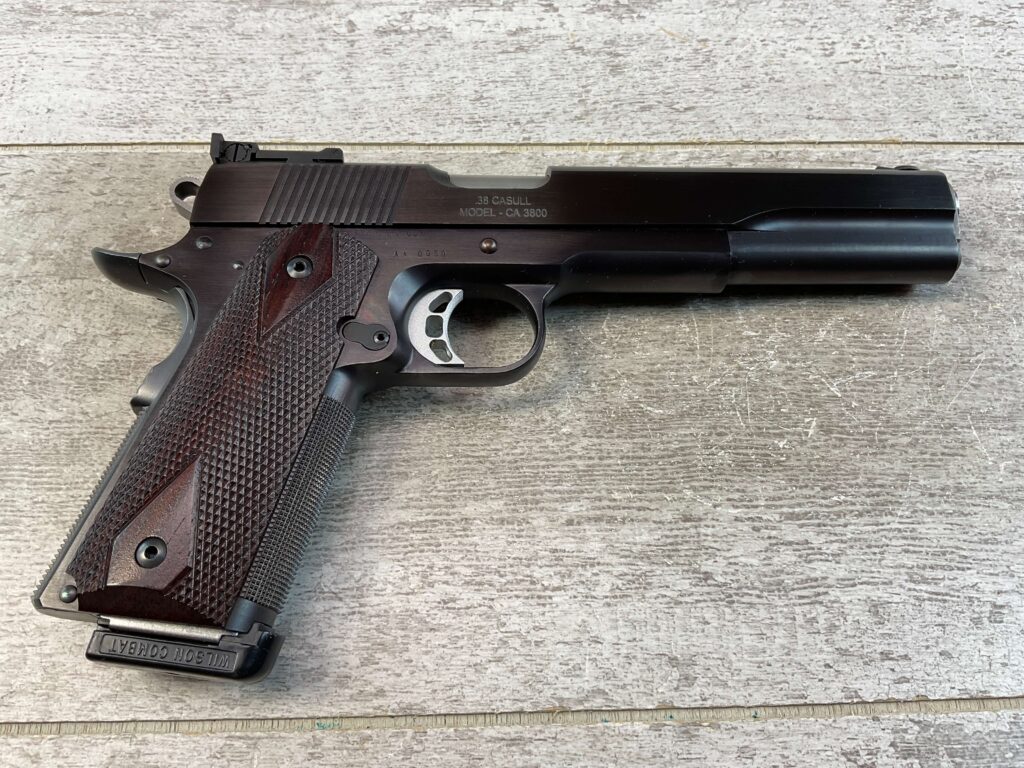 DICK CASULL (CASULL ARMS CA) CA 3800 LS .38 CASULL SEMI AUTO PISTOL, JAMES EARL JONES COLLECTION, RARE #5-10819
