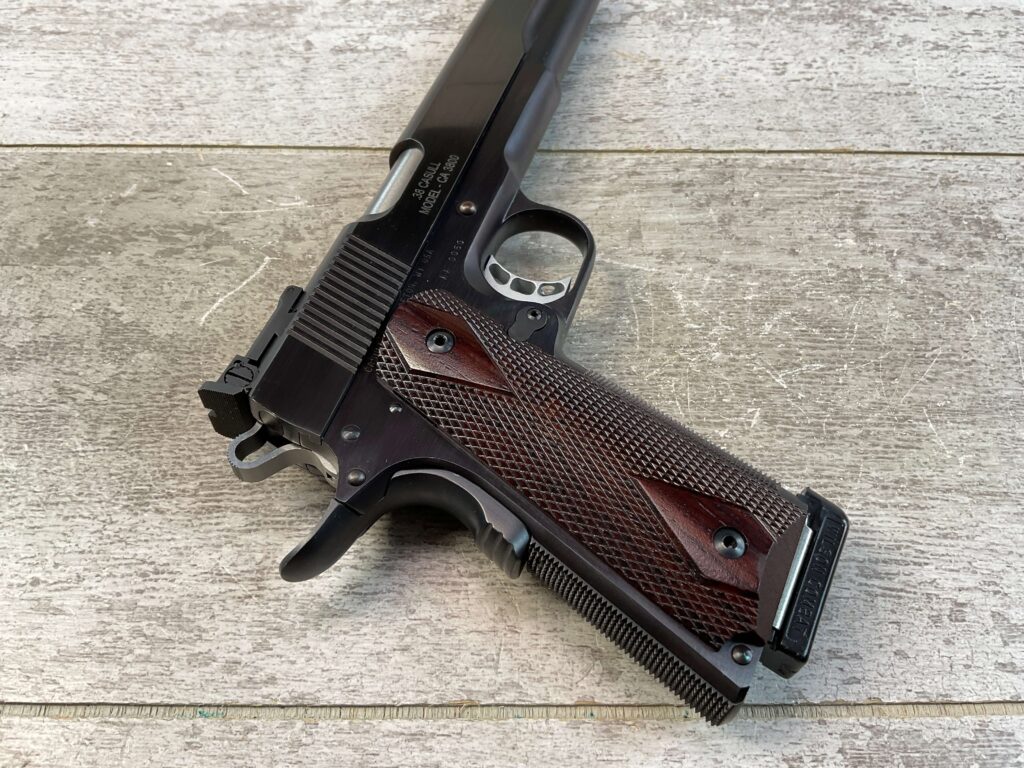 DICK CASULL (CASULL ARMS CA) CA 3800 LS .38 CASULL SEMI AUTO PISTOL, JAMES EARL JONES COLLECTION, RARE #5-10819