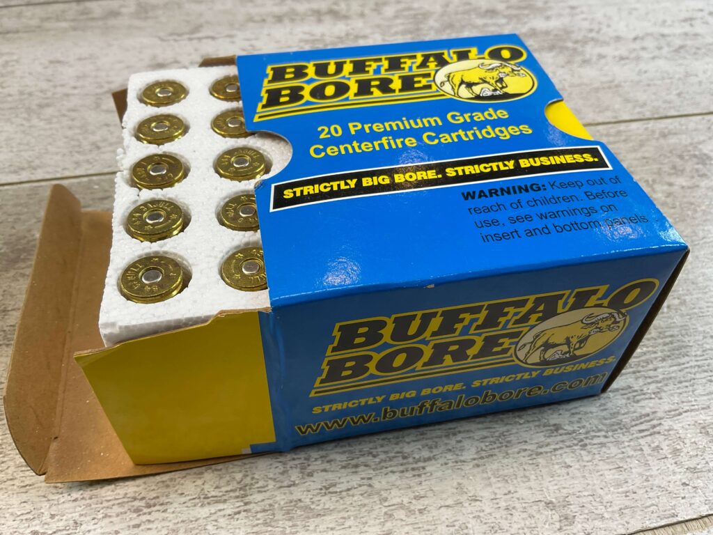 BUFFALO BORE HEAVY .454 CASULL, 325 GR. LBT-LFN AMMO, FULL BOX (QTY 20) #5-11087