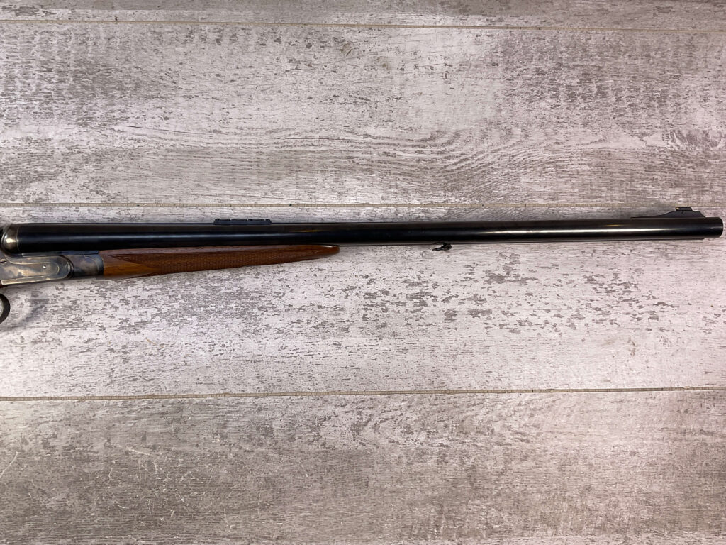 DIXIE GUN WORKS 45-70 SXS DOUBLE BARREL RIFLE, JAMES EARL JONES COLLECTION, LIKE NEW #5-11000