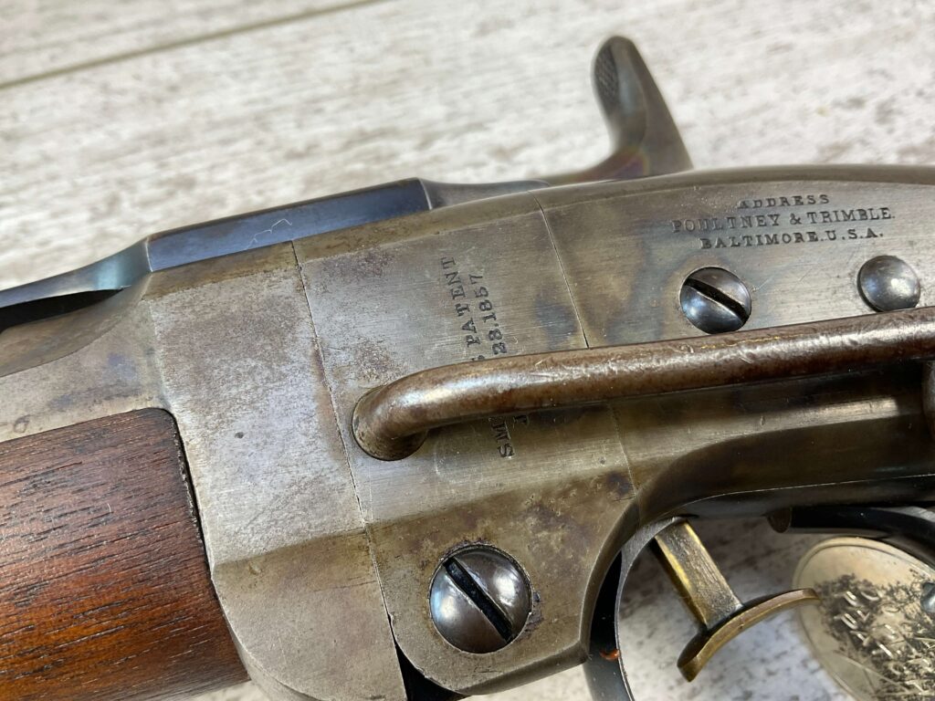 POULTNEY & TRIMBLE SRC CIVIL WAR SMITH CAVALRY CARBINE RIFLE IN .50 CAL, JAMES EARL JONES COLLECTION #5-11003