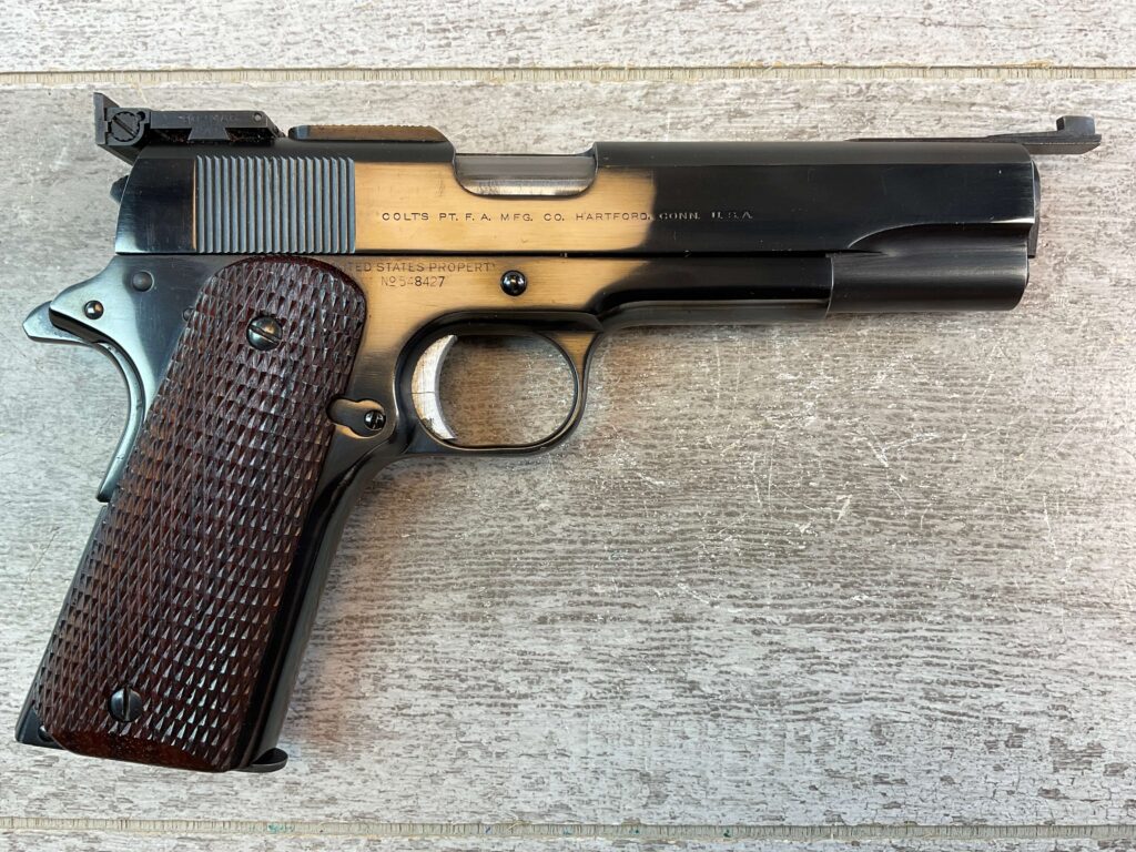 COLT 1911 .38 AMU SEMI AUTO PISTOL, 1918 MFR, JAMES EARL JONES COLLECTION, RARE #5-10821