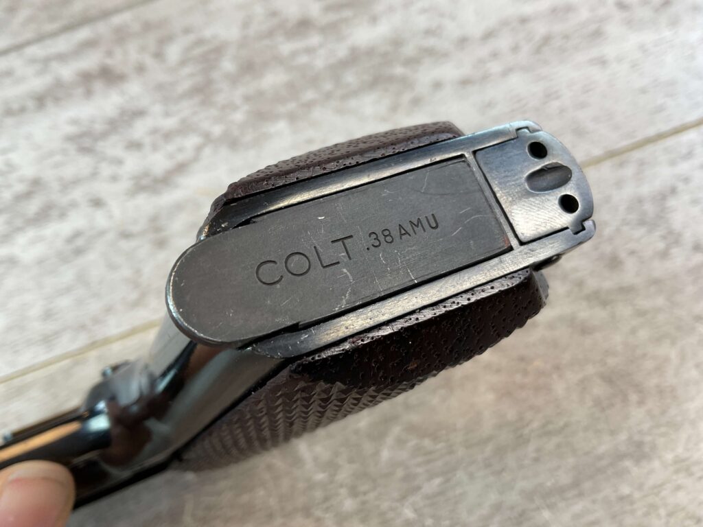 COLT 1911 .38 AMU SEMI AUTO PISTOL, 1918 MFR, JAMES EARL JONES COLLECTION, RARE #5-10821