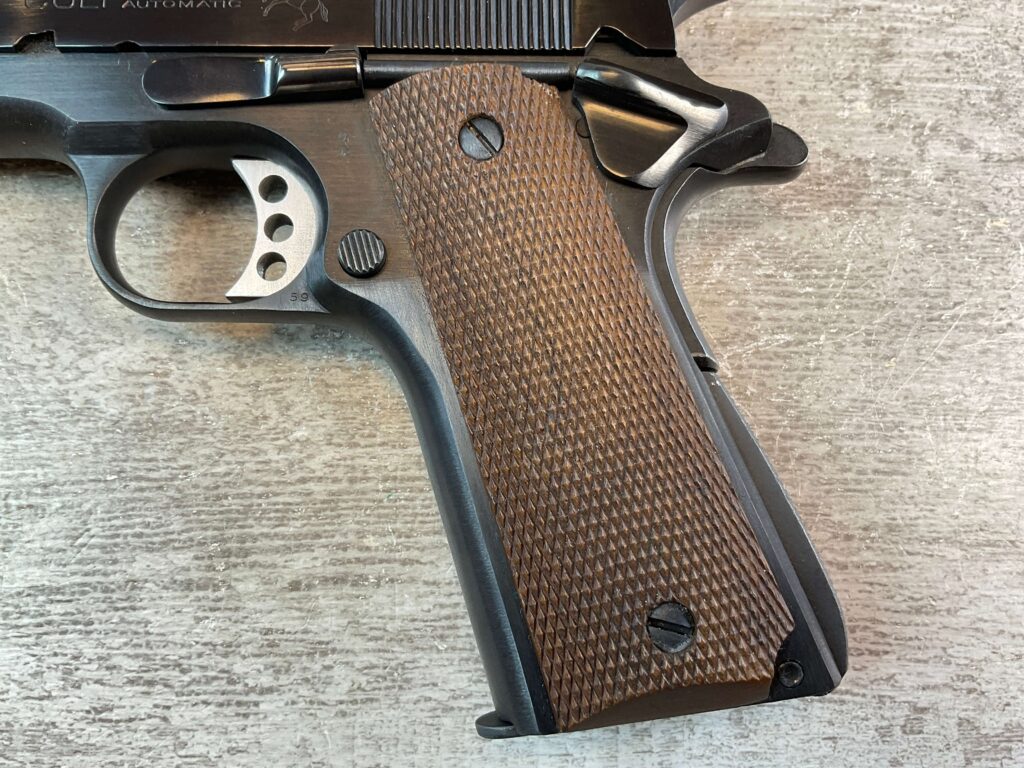 COLT 1911 .38 AMU SEMI AUTO PISTOL, 1918 MFR, JAMES EARL JONES COLLECTION, UNMODIFIED #5-10822