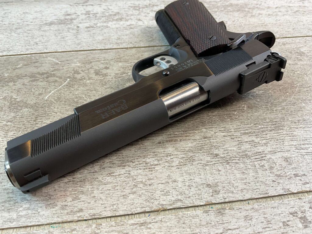 LES BAER 1911 CUSTOMS 400 COR-BON SEMI AUTO PISTOL, JAMES EARL JONES COLLECTION, CUSTOM #5-10825