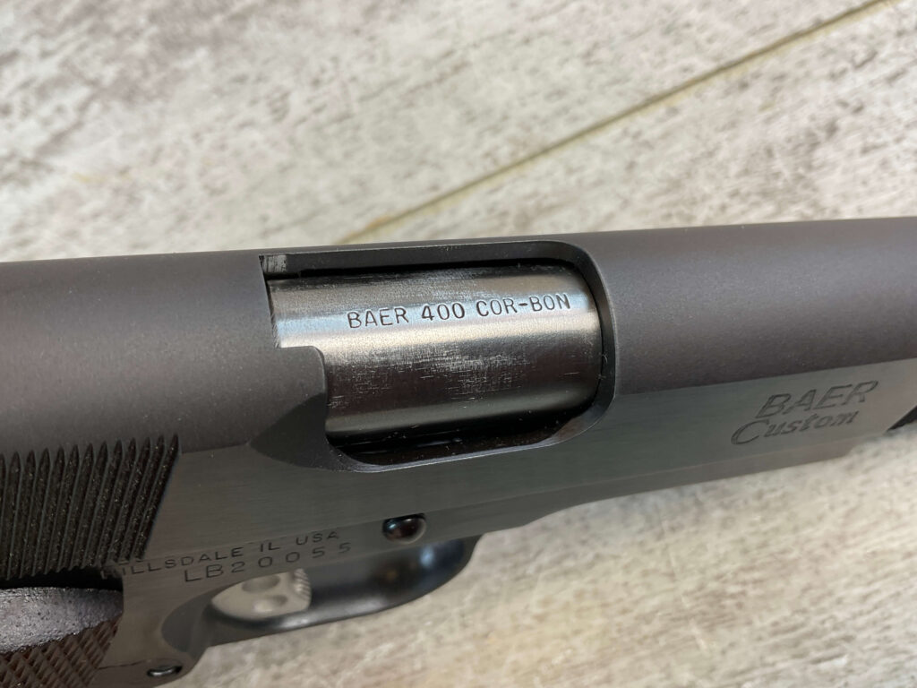 LES BAER 1911 CUSTOMS 400 COR-BON SEMI AUTO PISTOL, JAMES EARL JONES COLLECTION, CUSTOM #5-10825