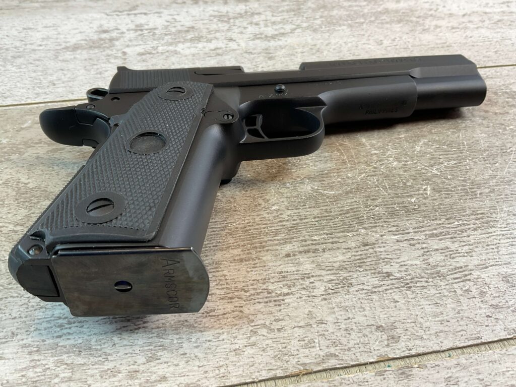 ATOMITRONX 22TCM M1911-A2 FS SEMI AUTO PISTOL, JAMES EARL JONES COLLECTION, VERY RARE #5-10830